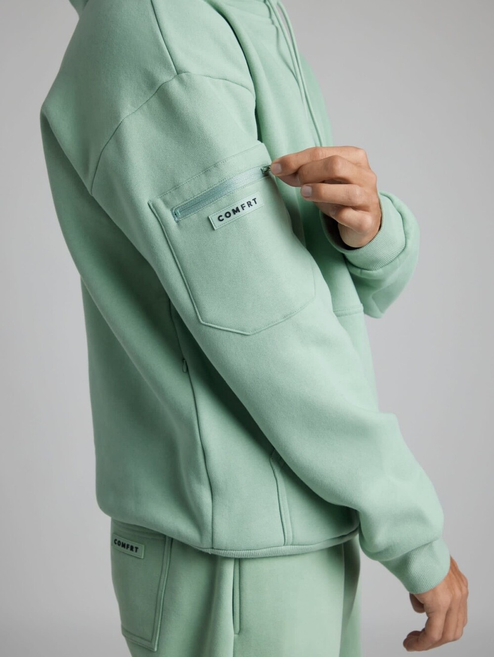 Comfrt Pants And Hoodie Aloe Airplane Mode Size Medium - Picture 6 of 6